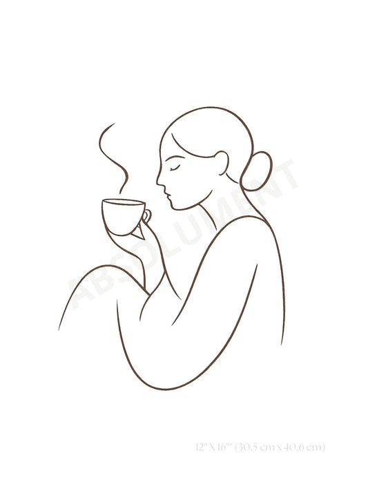 Affiche Le calme s'infuse lentement