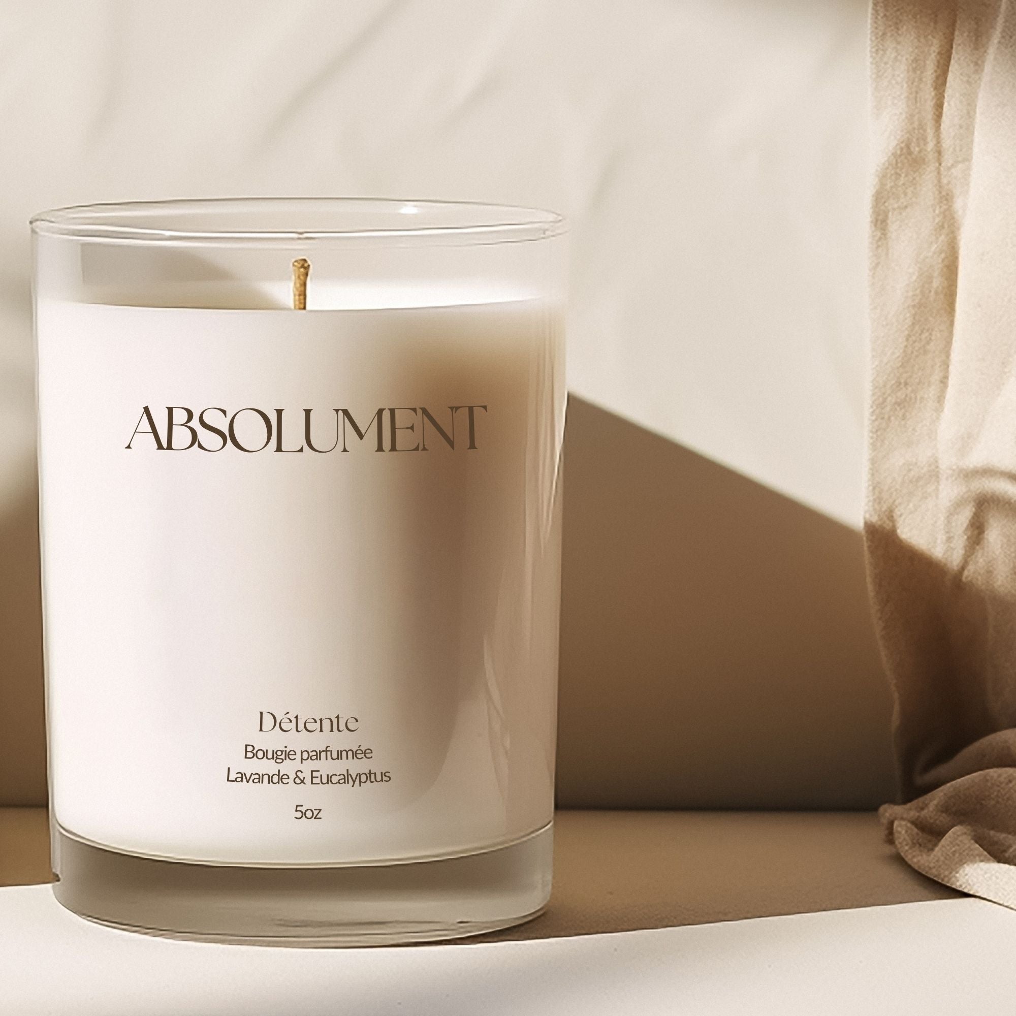 Bougie parfumée Absolument détente à la Lavande et Eucalyptus