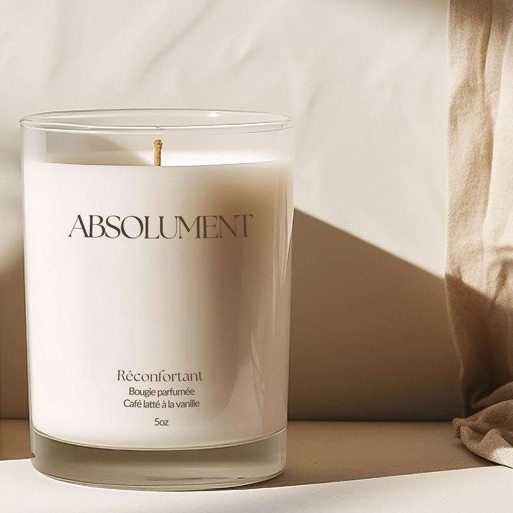 Bougie parfumée Absolument réconfortante au Café latté et à la vanille
