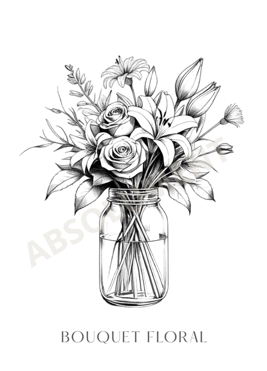 Affiche Bouquet floral