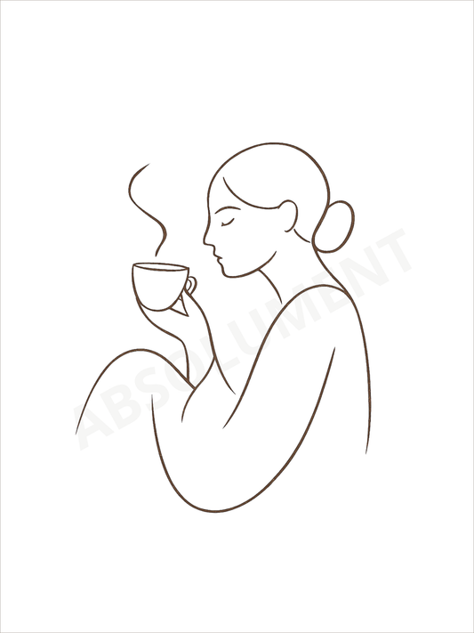 Affiche Le calme s'infuse lentement