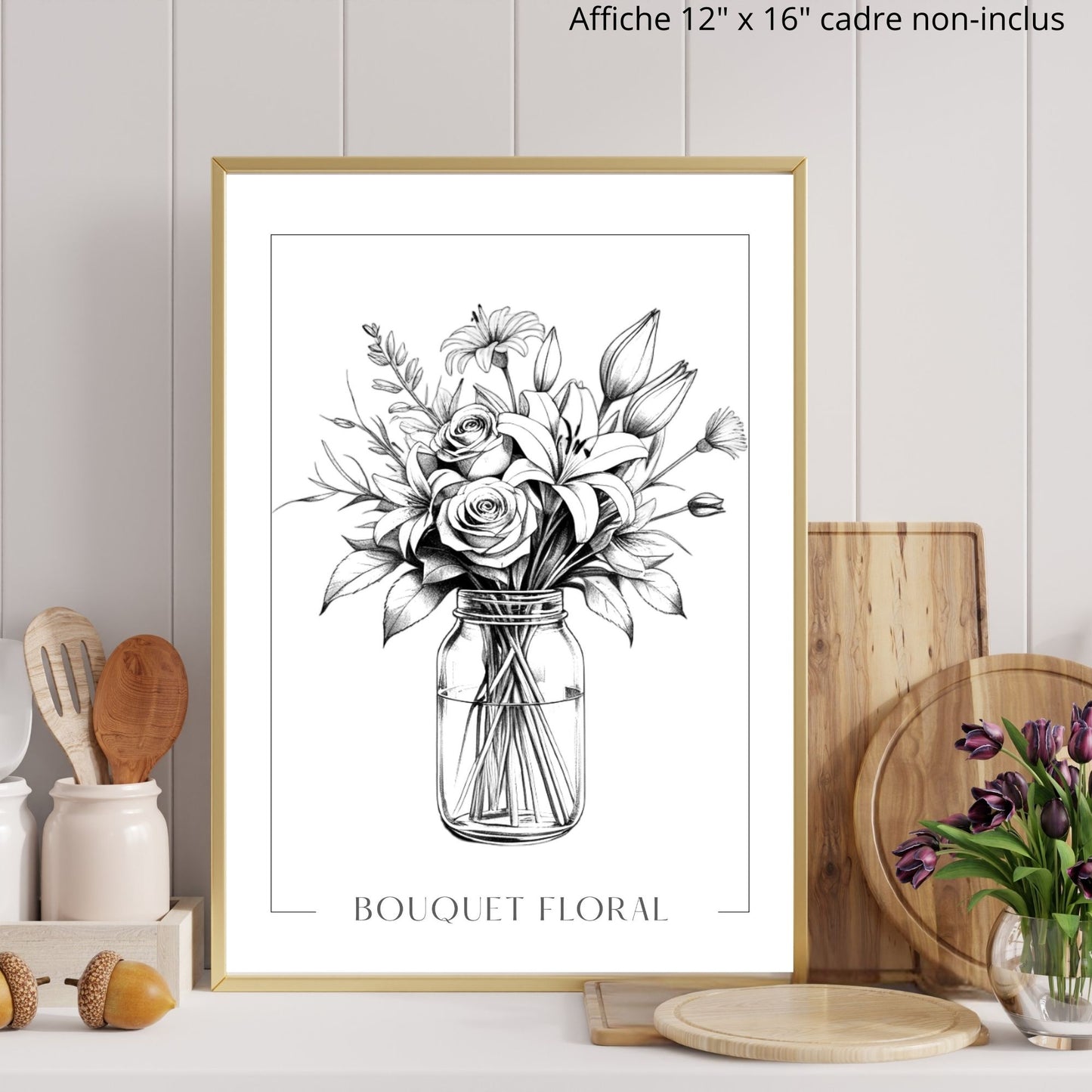Affiche Bouquet floral