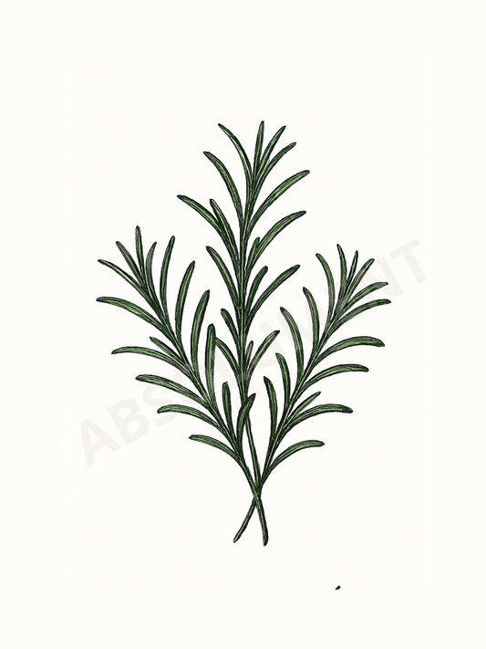 Affiche Botanique Romarin