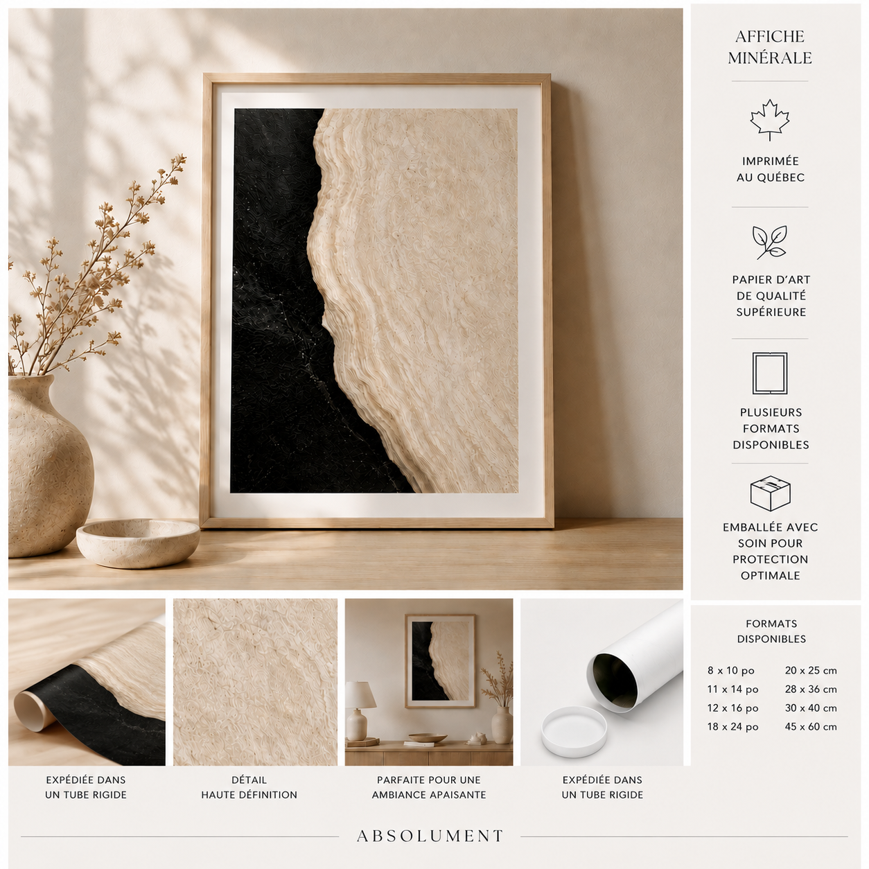 Édition | Minérale | Sable mouvant | Absolument