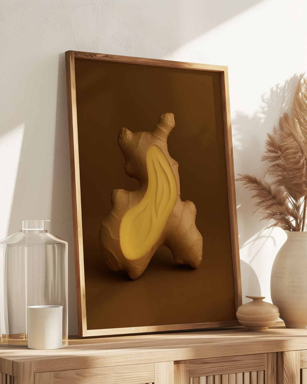 Affiche Gingembre Sculptural