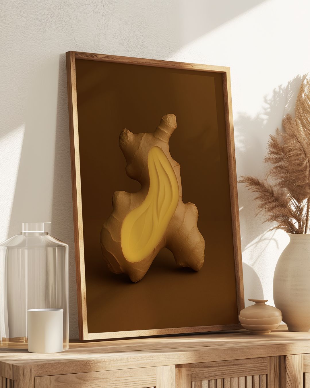 Affiche Gingembre Sculptural