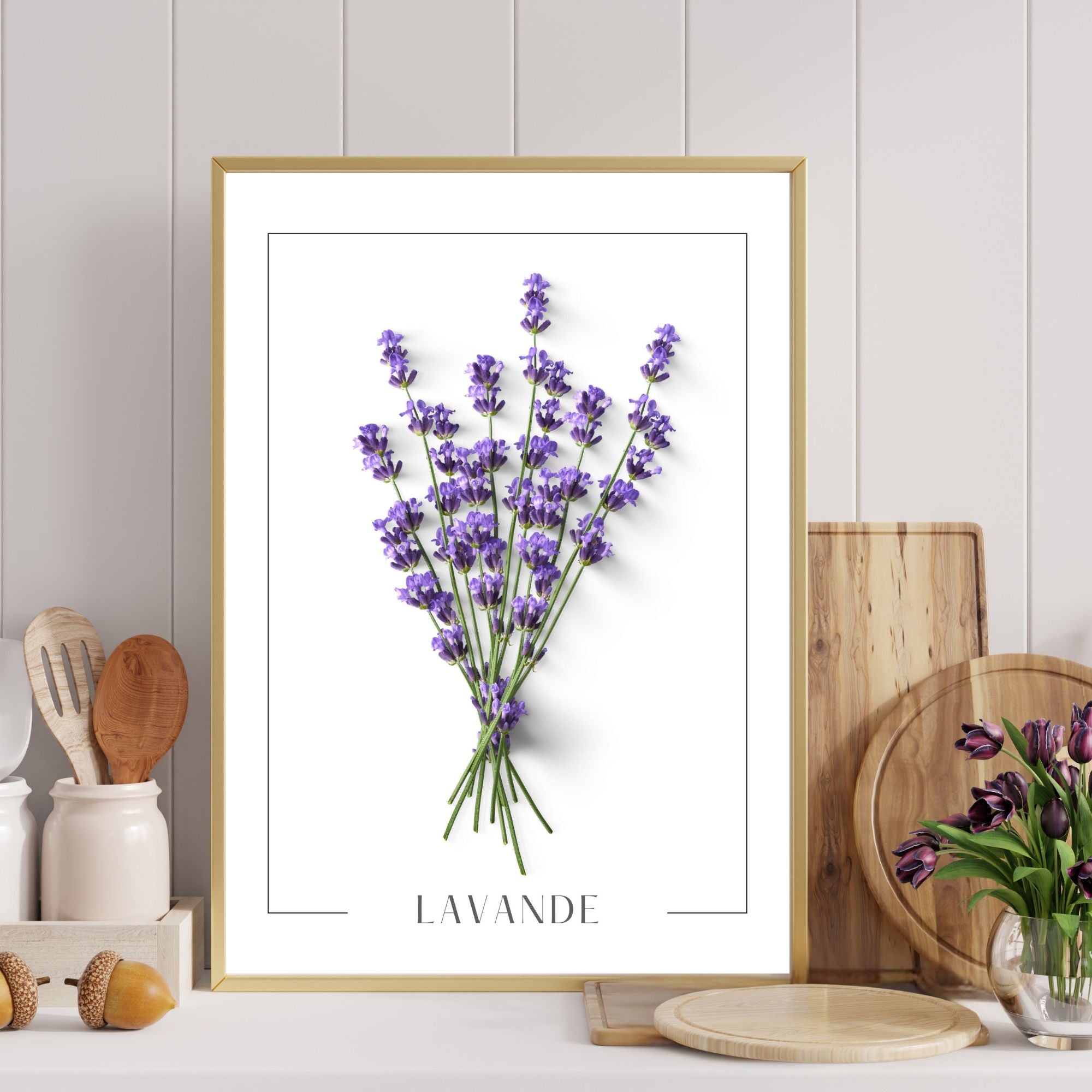 Affiche Bouquet de lavande