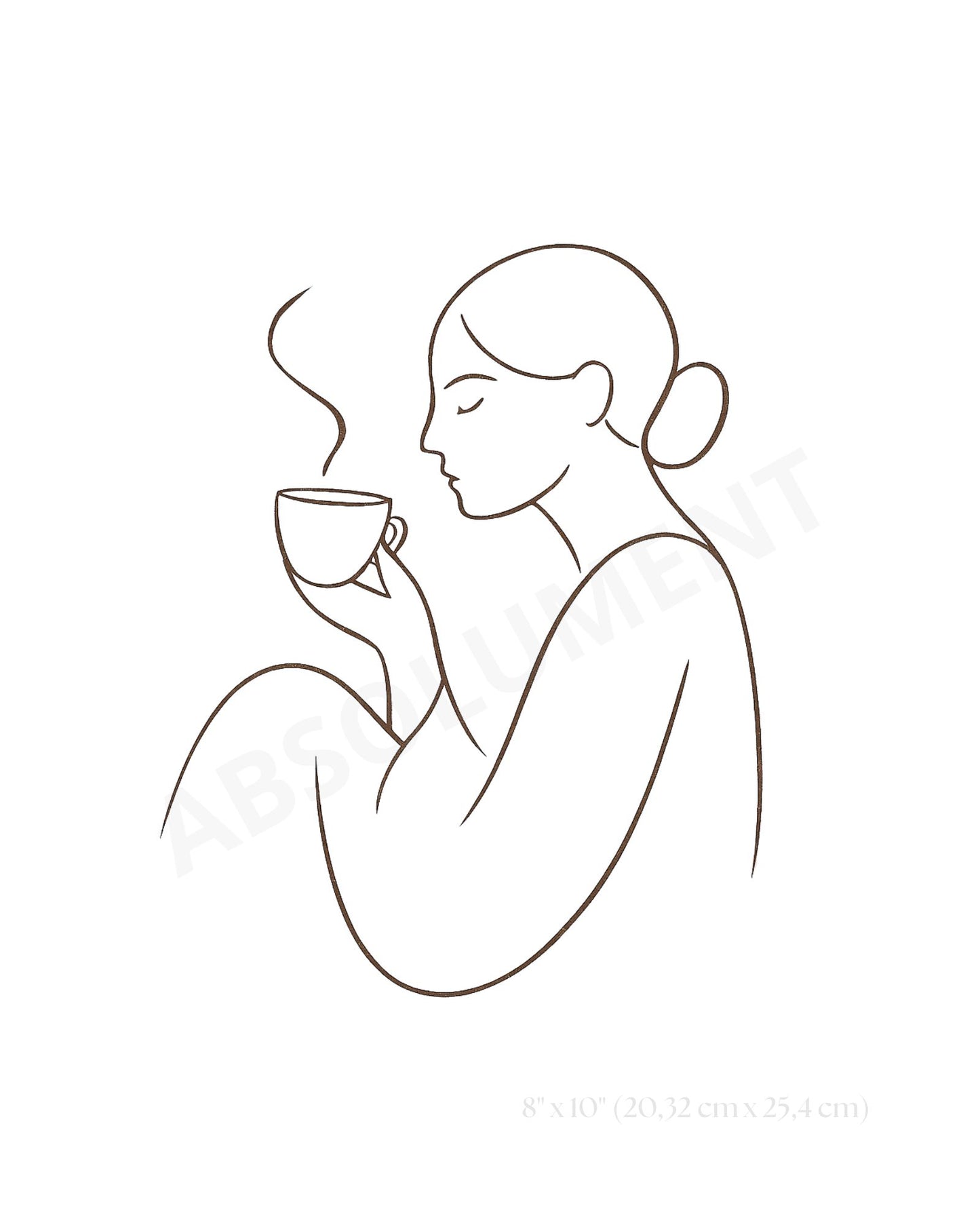 Affiche Le calme s'infuse lentement