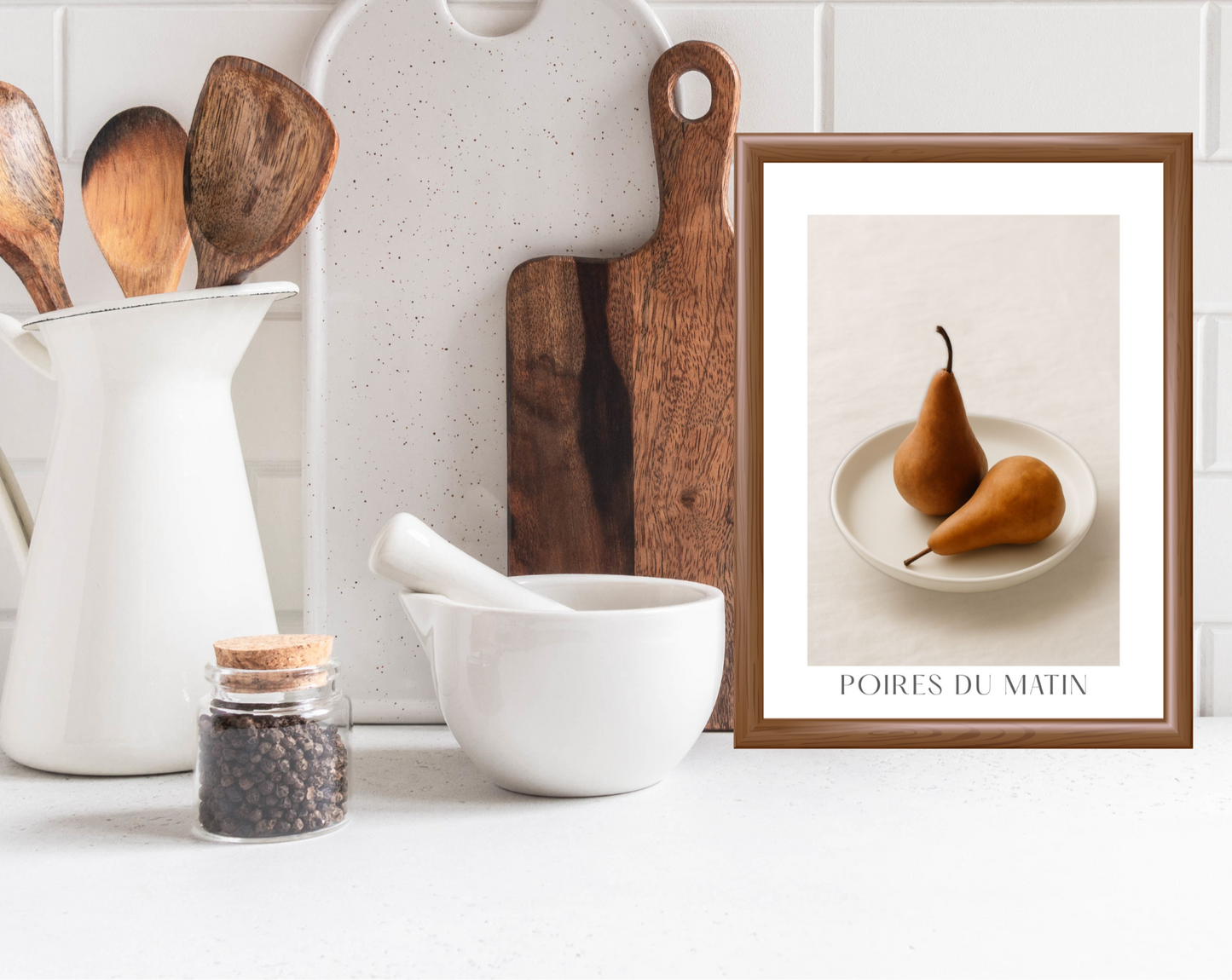 Affiche Poires du matin