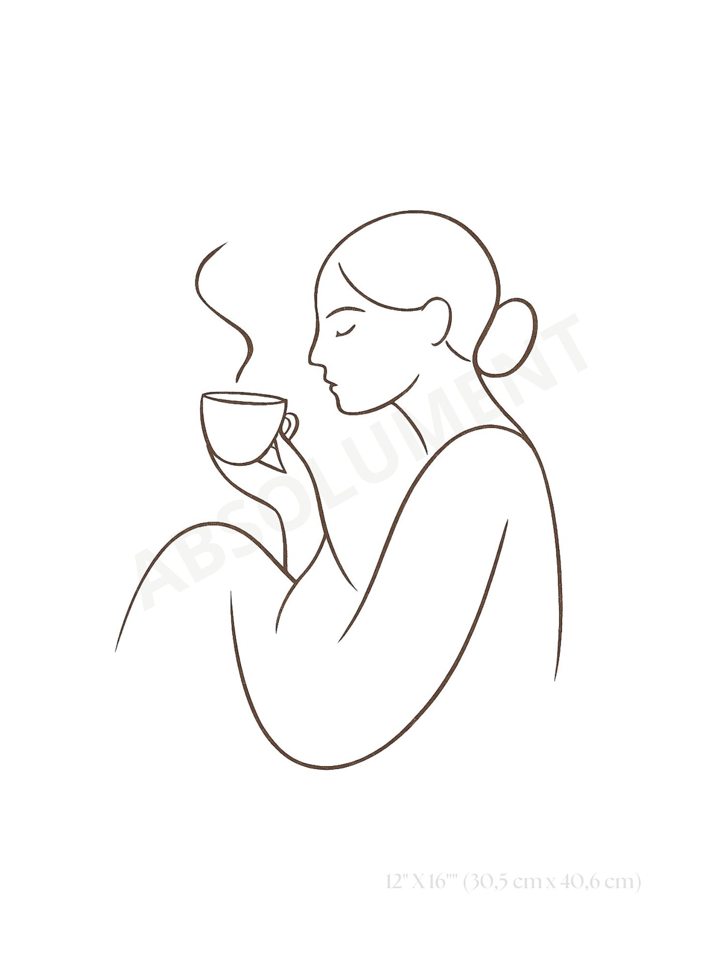 Affiche Le calme s'infuse lentement