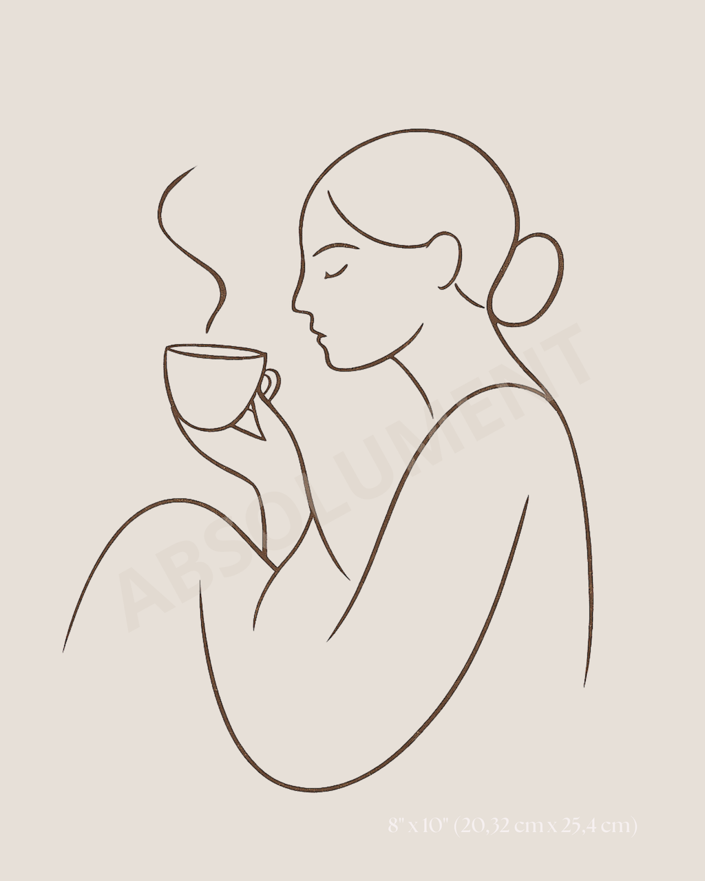 Affiche Le calme s'infuse lentement