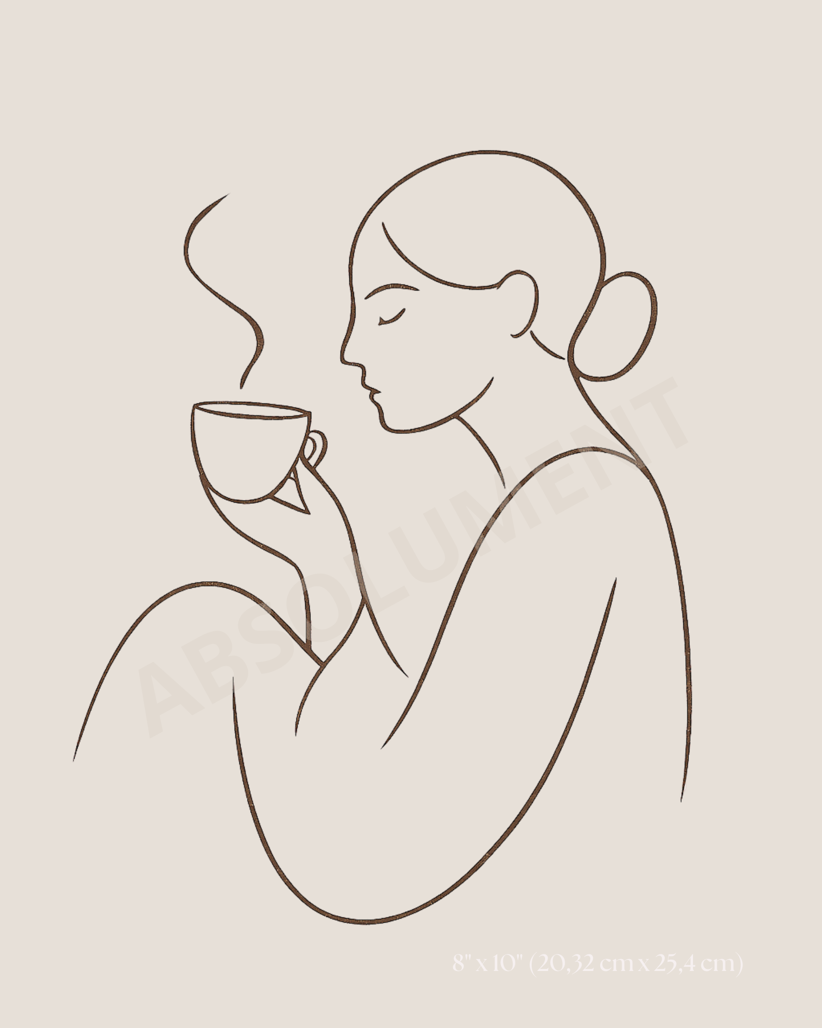 Affiche Le calme s'infuse lentement