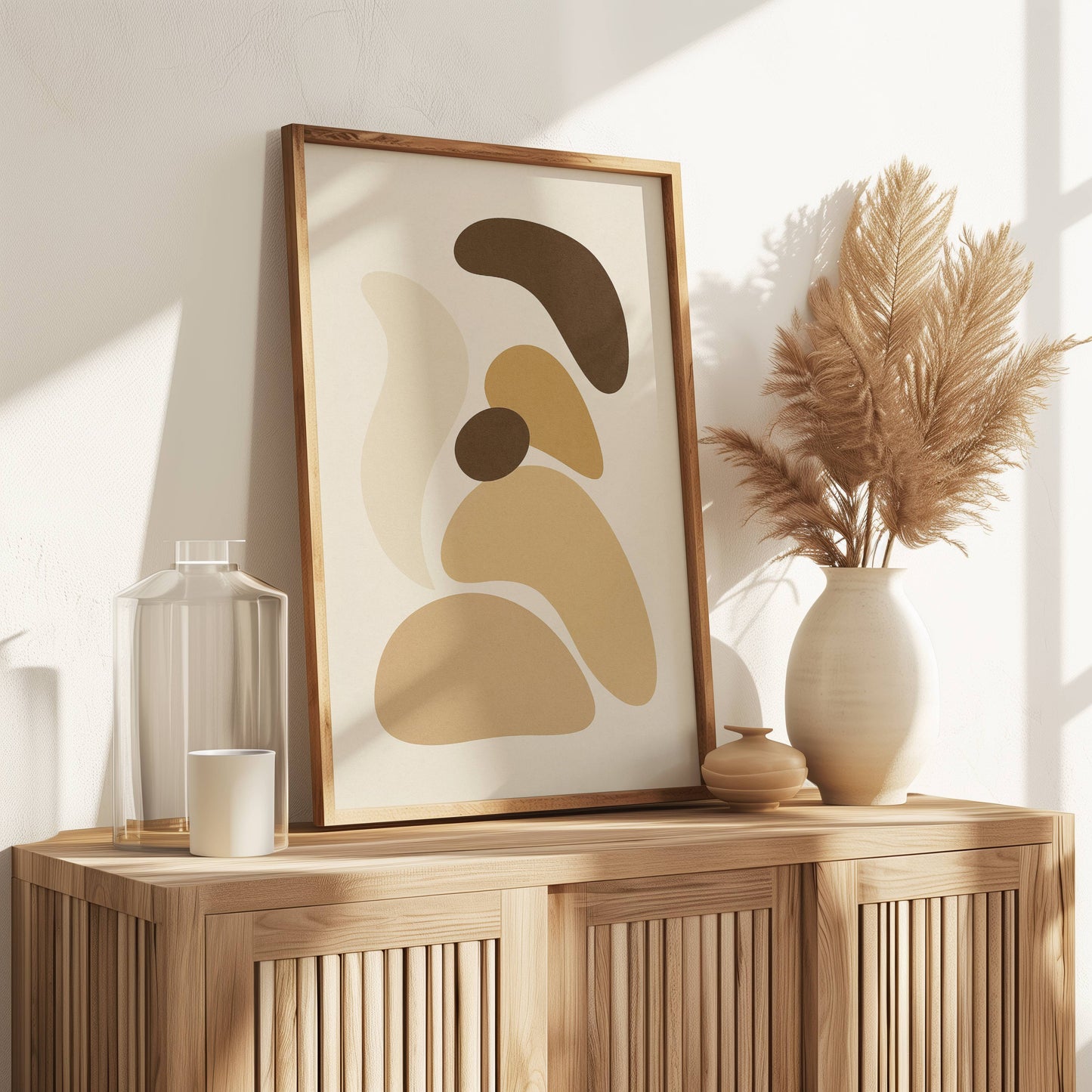 Une composition minimaliste, où l’œil trouve le repos et l’esprit, l’évasion. Un hommage à la beauté imparfaite de la nature, à ses éclats, à ses traces.
Se mari à parfaitement avec les affiches: Fleur Organique / Équilibre Organique