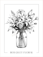 Affiche Bouquet floral