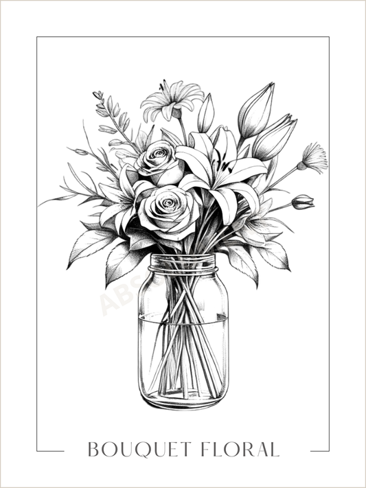 Affiche Bouquet floral