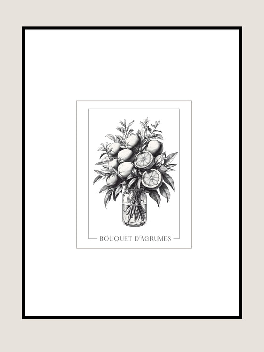 Affiche Bouquet d'Agrumes