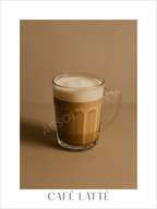 Affiche Café Latté