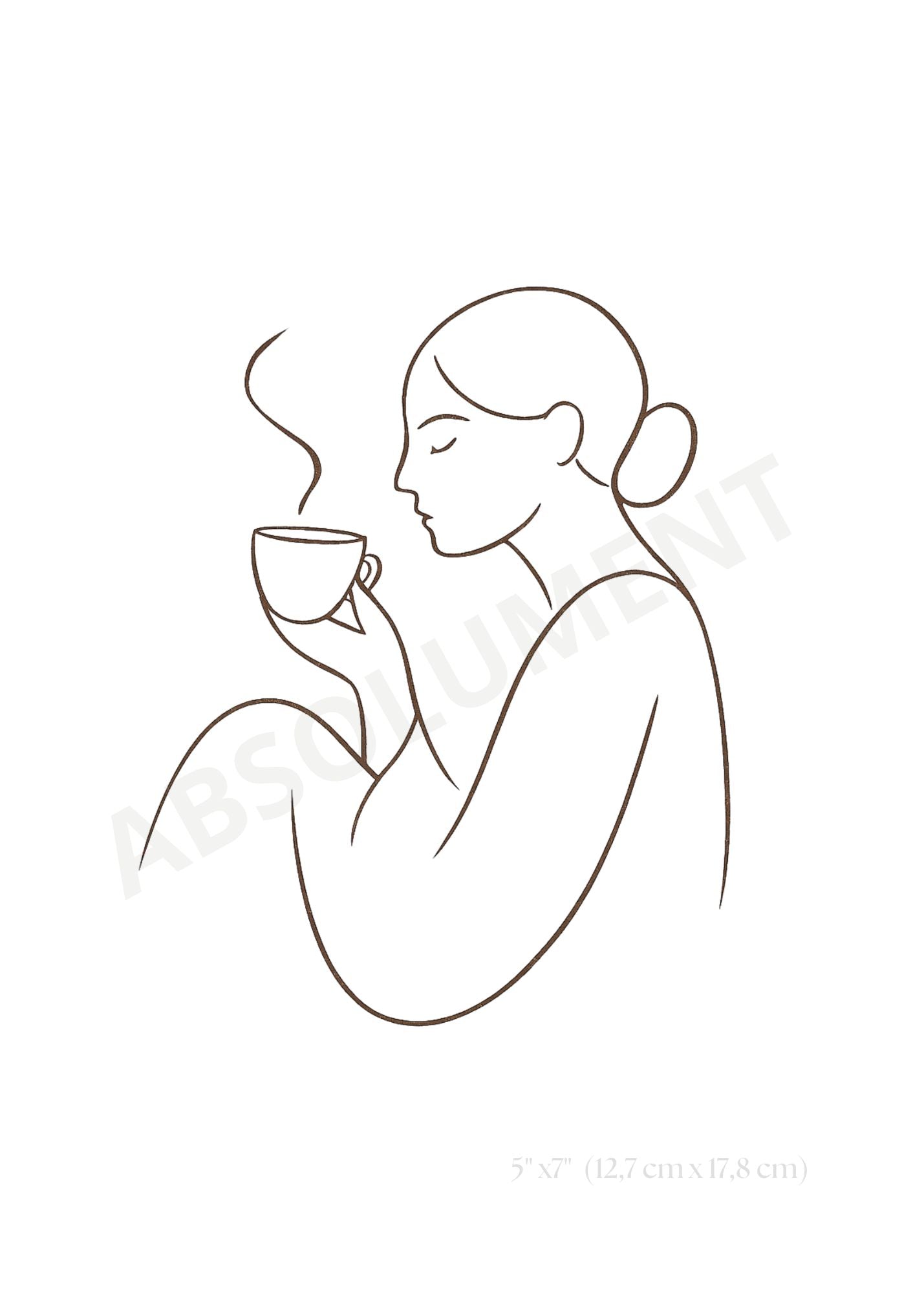 Affiche Le calme s'infuse lentement