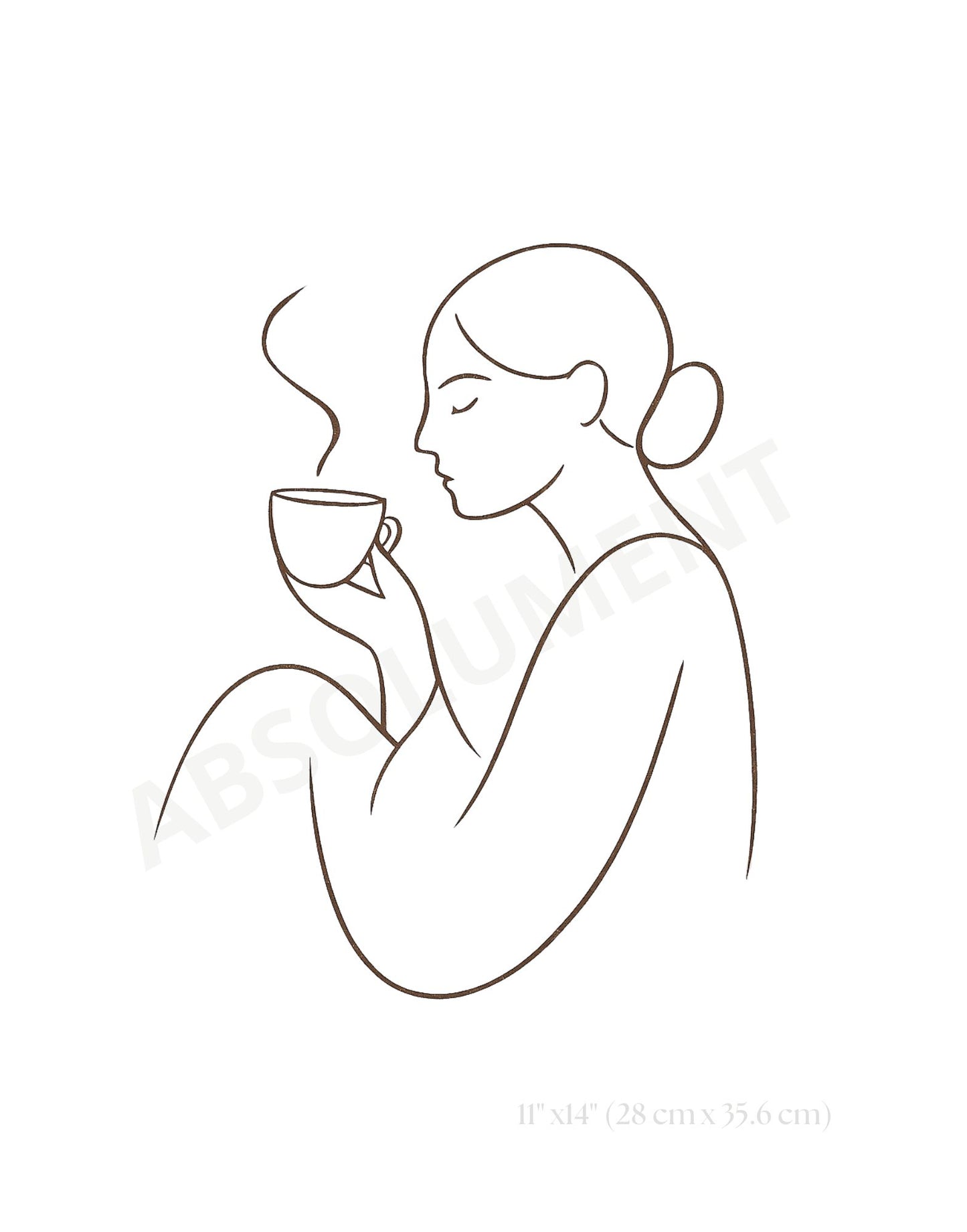 Affiche Le calme s'infuse lentement