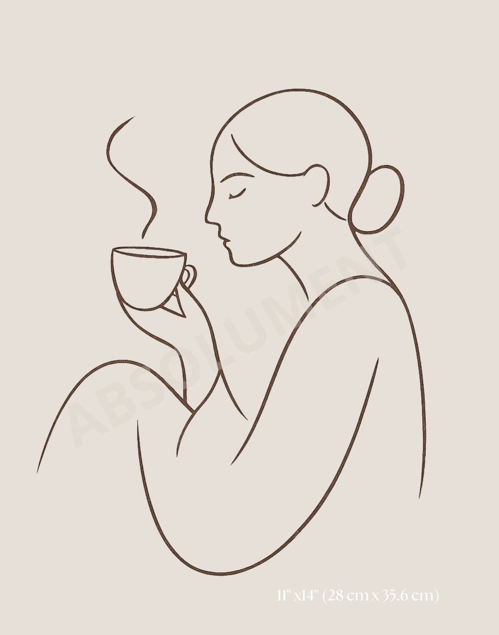 Affiche Le calme s'infuse lentement