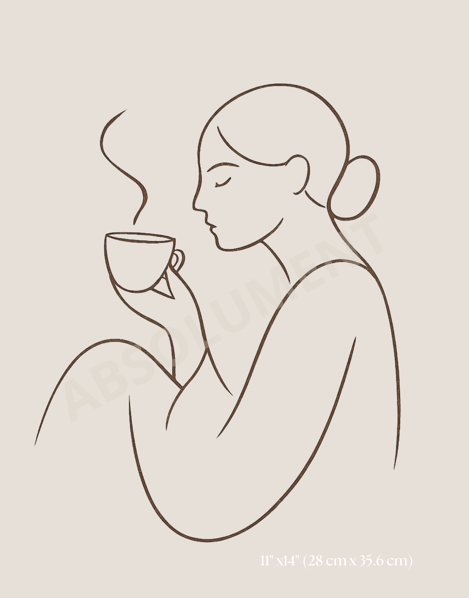 Affiche Le calme s'infuse lentement