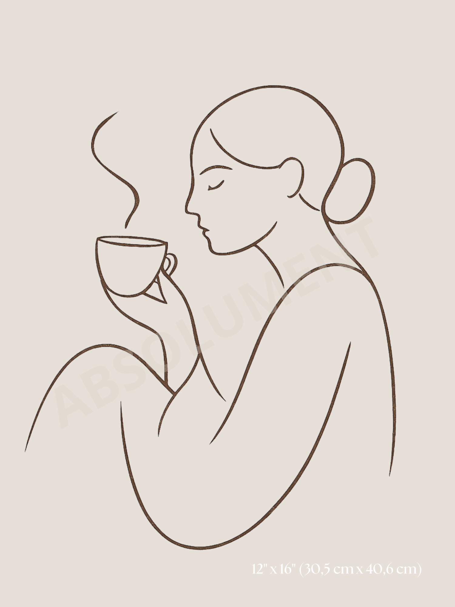 Affiche Le calme s'infuse lentement