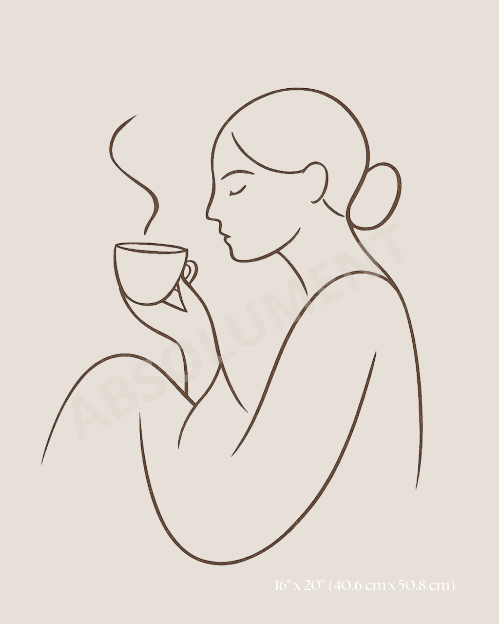 Affiche Le calme s'infuse lentement