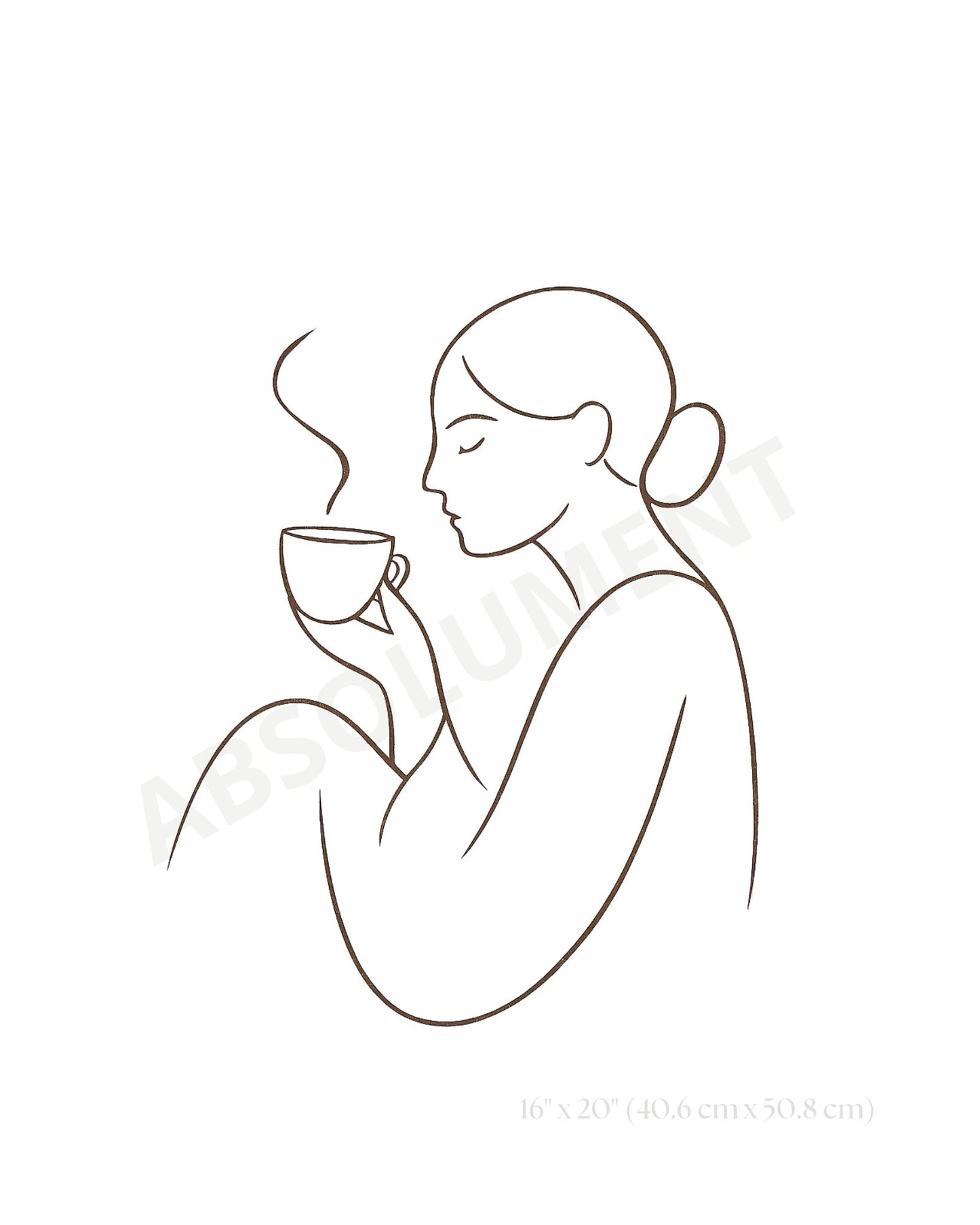 Affiche Le calme s'infuse lentement