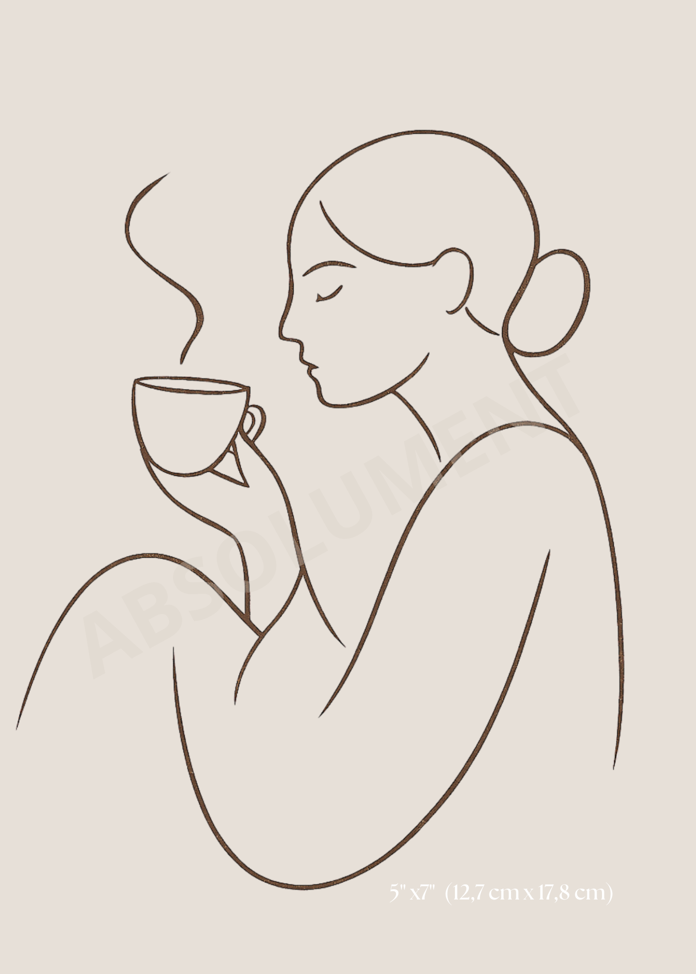 Affiche Le calme s'infuse lentement