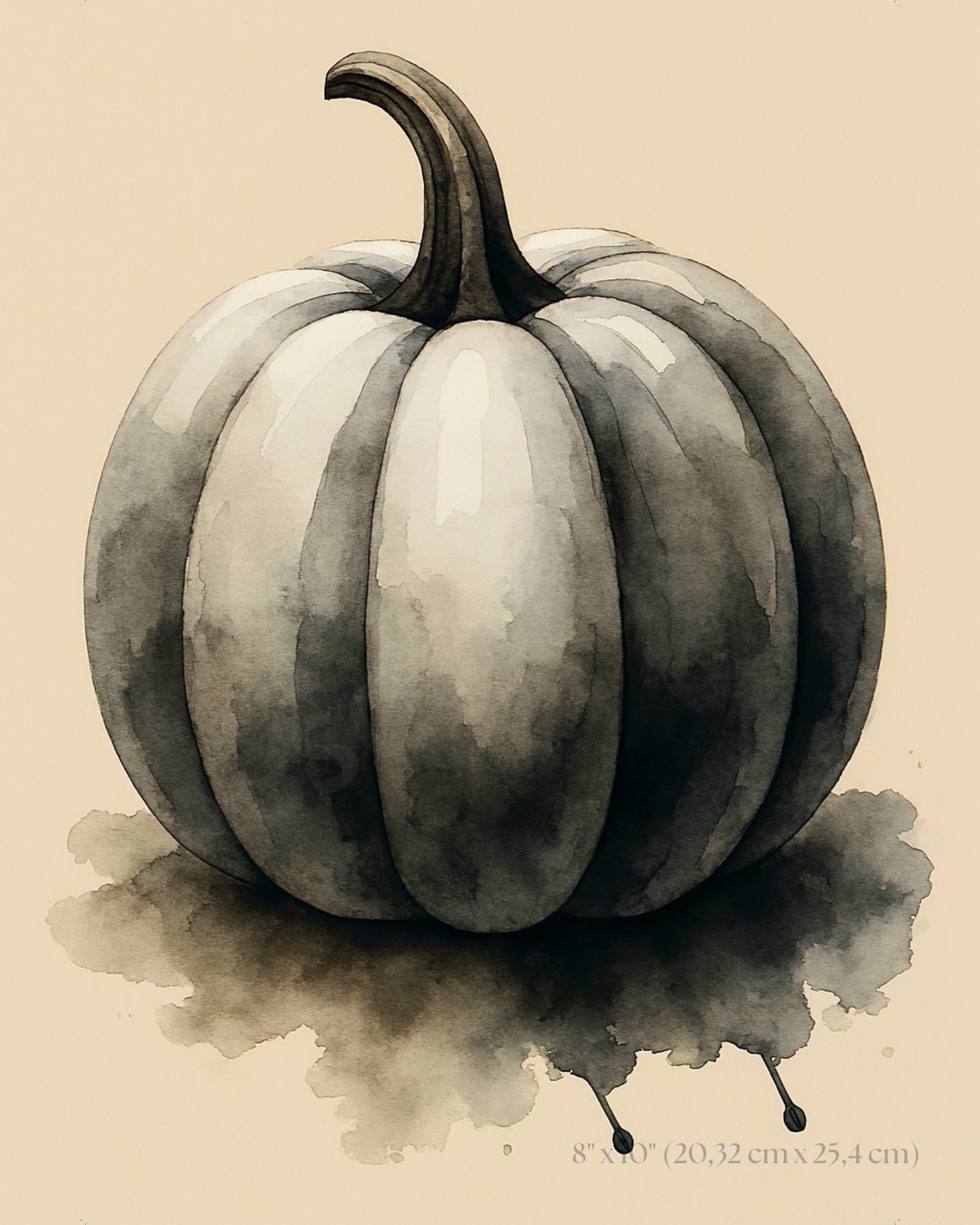 Affiche Citrouille Noire