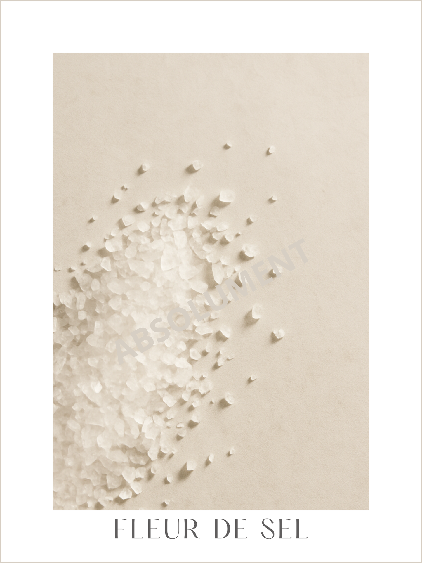 Affiche Fleur de Sel