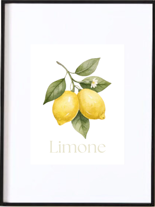 Apportez une sensation de fraîcheur lumineuse à votre intérieur avec Limoni. Inspirée des paysages ensoleillés de la côte italienne, cette affiche évoque la simplicité élégante et l’art de vivre méditerranéen. Son design épuré s’intègre naturellement aux décors contemporains et minimalistes, tout en ajoutant une touche chaleureuse.

Une pièce parfaite pour illuminer une cuisine, un coin repas ou tout espace qui appelle la lumière.

S'agence parfaitement avec les affiches: Agrumi / Arancia

* AFFICHE SEULEME