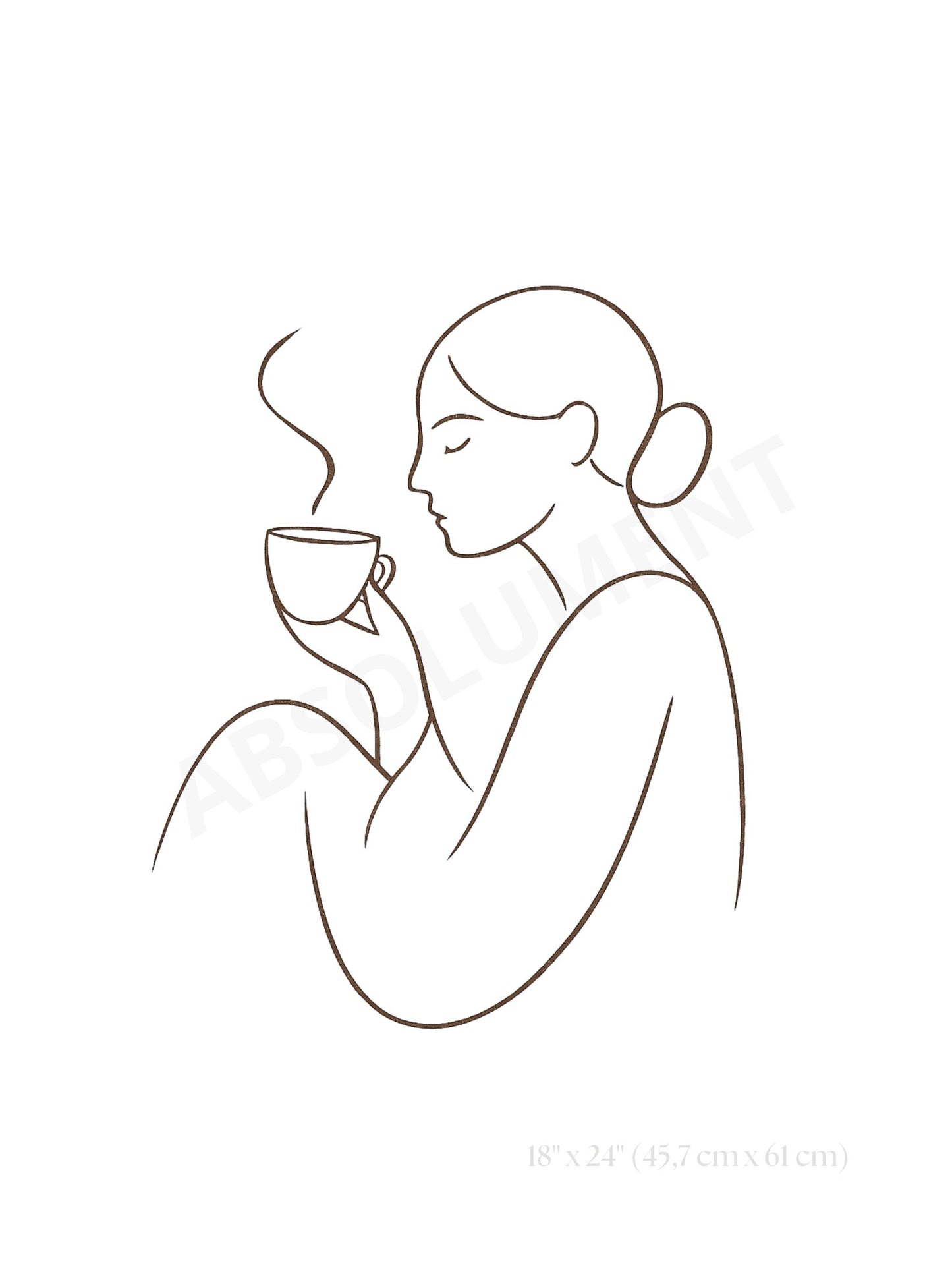 Affiche Le calme s'infuse lentement