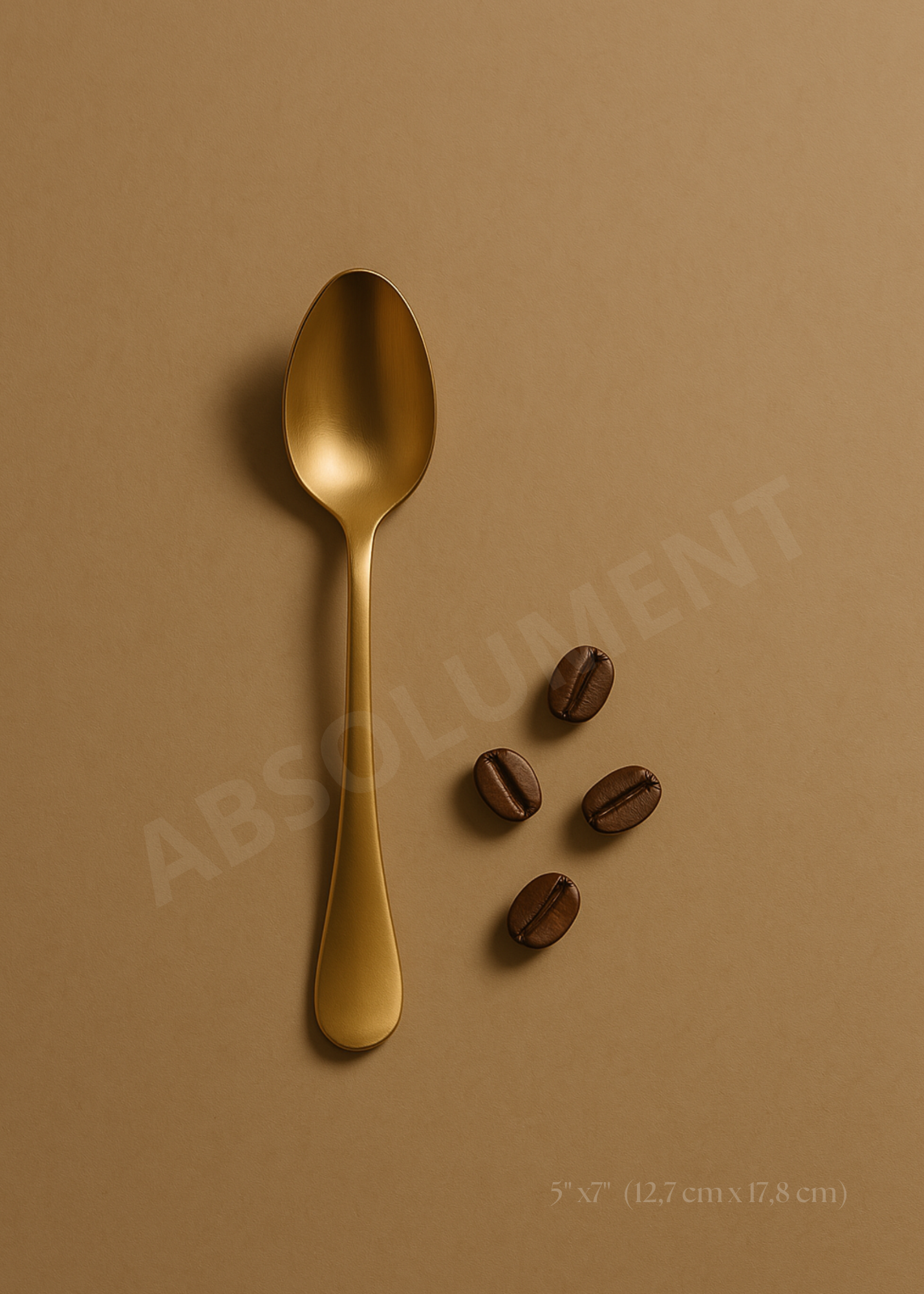 Affiche Pause Café Dorée