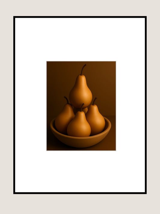 Affiche Poires à l'aube