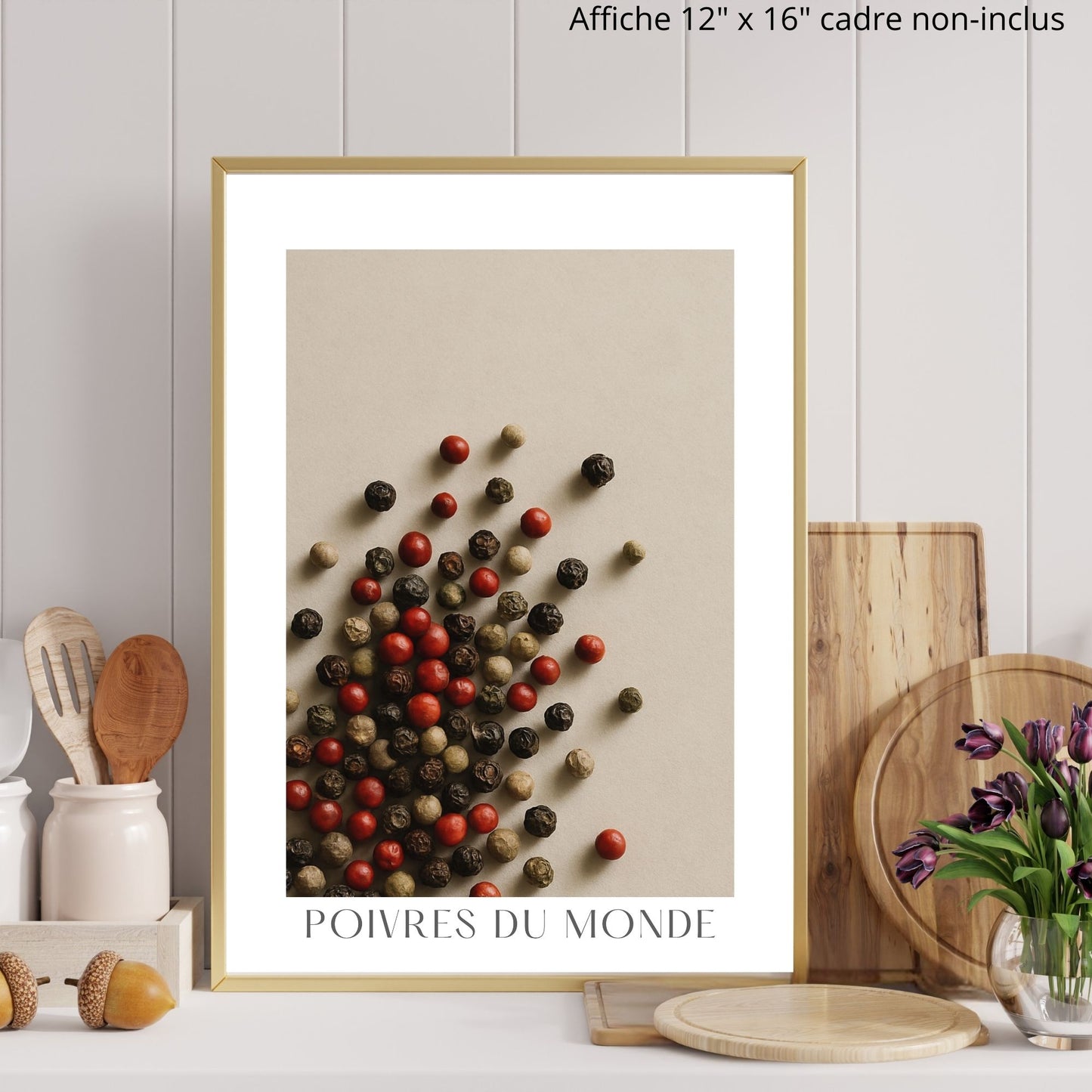 Affiche Poivres du monde