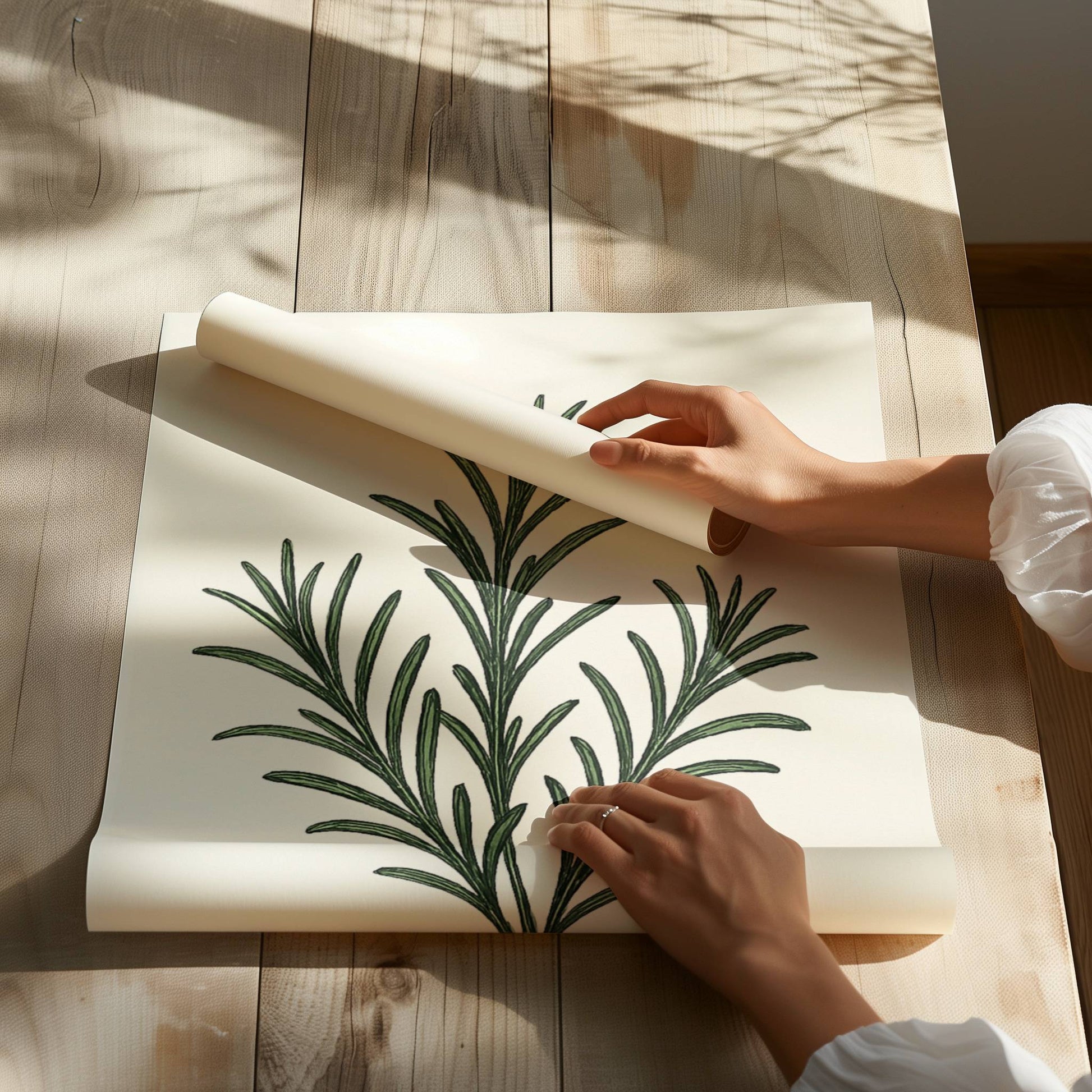 Cette affiche met en lumière le romarin, herbe aromatique reconnue pour son caractère à la fois vif et apaisant.Ses fines feuilles de couleur vert profond évoquent la nature méditerranéenne et le temps qui ralentit.

Imprimée sur un papier de qualité, cette illustration botanique est prête à être encadrée et apporte une présence subtile et élégante à votre décor.Elle trouve naturellement sa place dans une cuisine, un espace de travail ou une pièce lumineuse aux tons neutres.