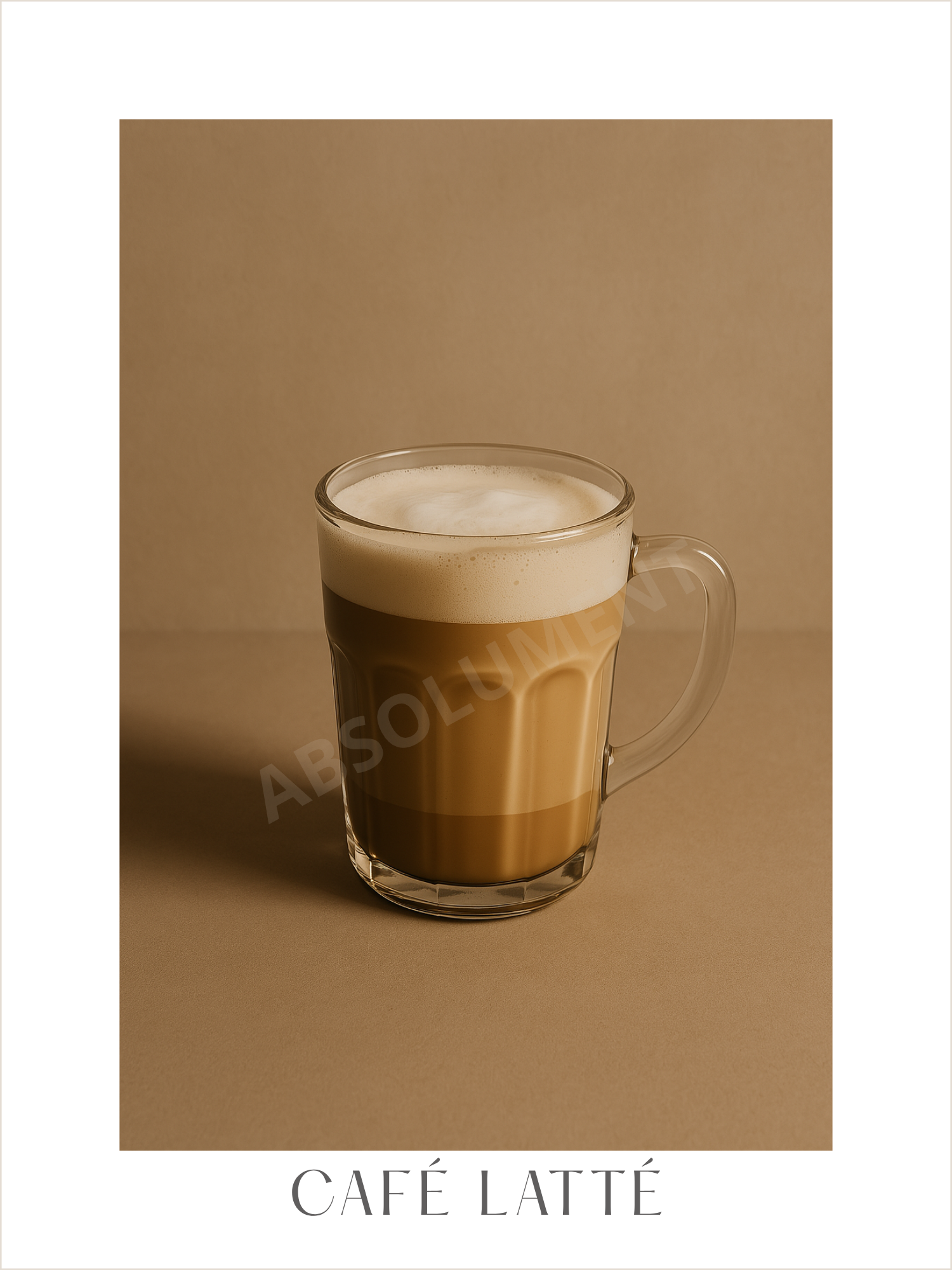 Affiche Café Latté