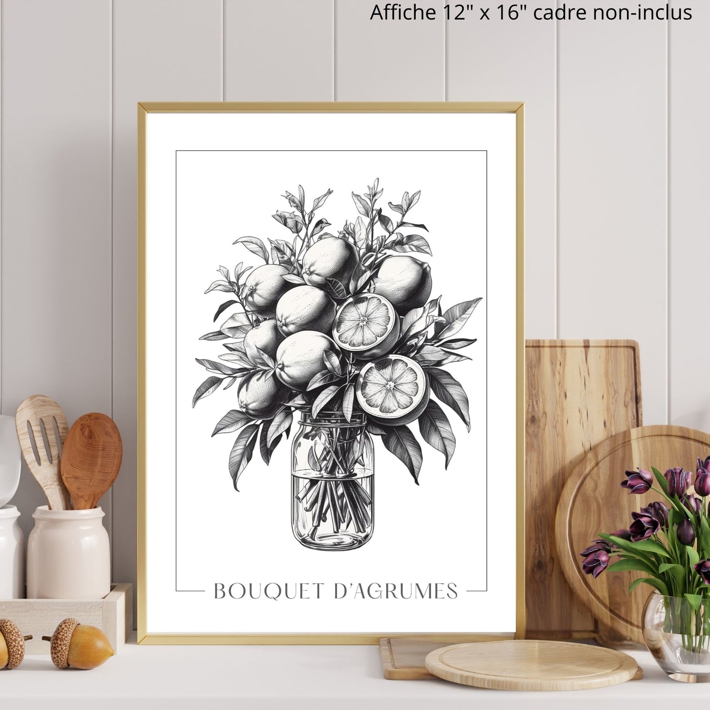 Affiche Bouquet d'Agrumes