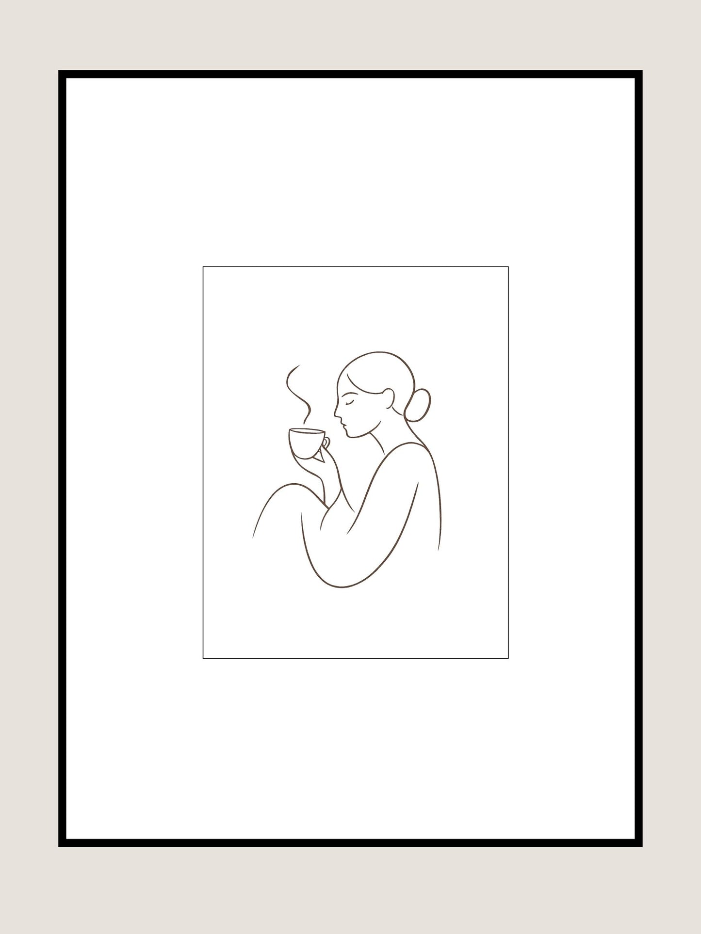 Affiche Le calme s'infuse lentement