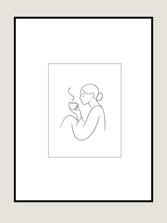 Affiche Le calme s'infuse lentement