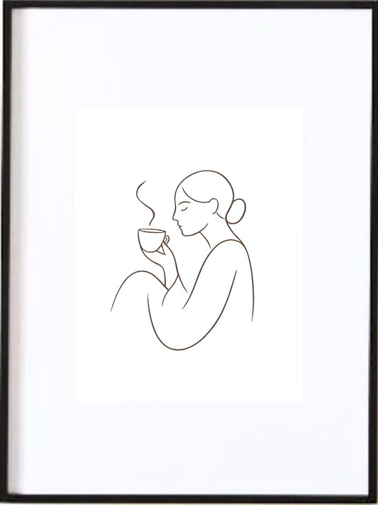 Affiche Le calme s'infuse lentement