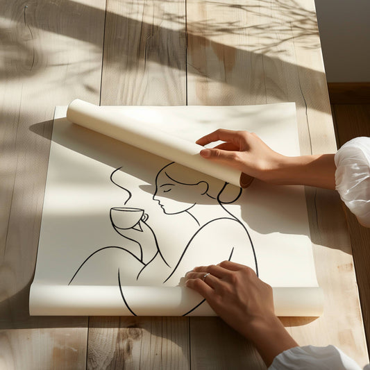 Cette affiche sur fond blanc est une pause visuelle bien méritée, un clin d’œil aux fins de journée, quand votre boisson préférée s’infuse doucement et que le calme s’installe. ;Une présence discrète, douce et rassurante, qui vous invite à ralentir… tout simplement.