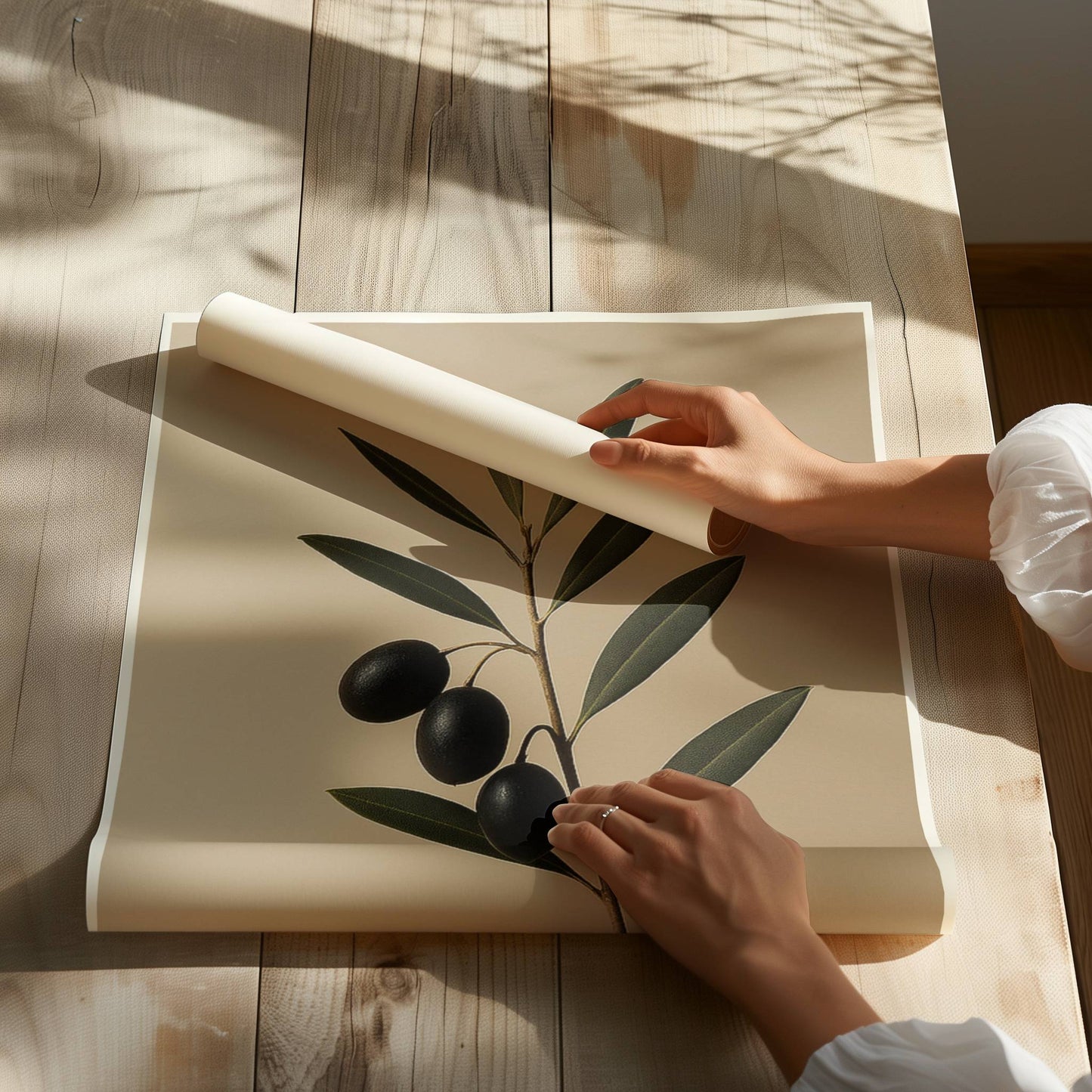 Cette affiche photo-réaliste artistique de grand format illustre l’élégance brute d’une branche d’olivier avec ses tiges souples, ses feuilles effilées, dans une ombre douce et délicate. Une composition qui évoque la chaleur méditerranéenne, avec une sobriété apaisante.

S'agence parfaitement avec les affiches: Citron / Figue

* AFFICHE SEULEMENT- CADRE NON INCLUS*

Dimensions:

5" x7"12,7 cm x 17,8 cm)
8" x 10" (20,32 cm x 25,4 cm)

11" x14"(28 cm x 35.6 