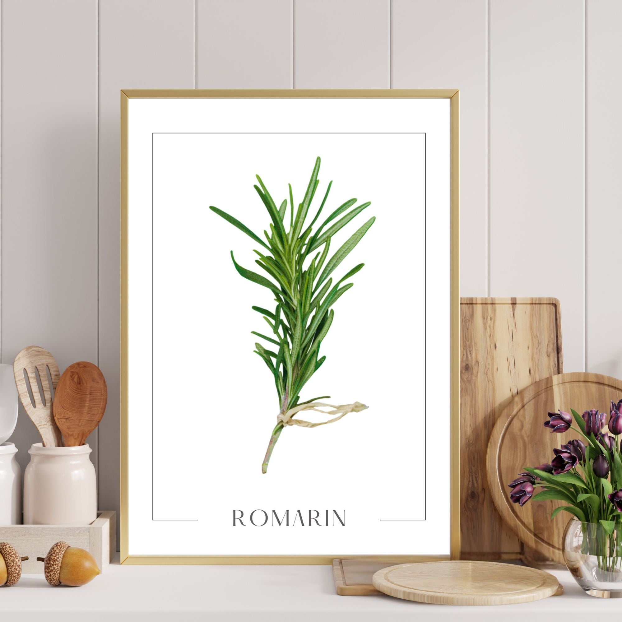 Apportez nature et fraîcheur à votre cuisine avec l'affiche romarin

Disponible en format 12 x 16 pouces avec bordure blanche ou 9 x 12 pouces pour encadrer et poser sur un comptoir.&nbsp;

Créez votre propre agencement en combinant les différentes affiches aromates et laissez libre cours à votre créativité . Suspendez-les sur un mur ou disposez-les sur vos surfaces pour un décor vitaminé et raffiné.

S'agence parfaitement en duo avec l'affiche; Coriandre / Basilic / Lavande