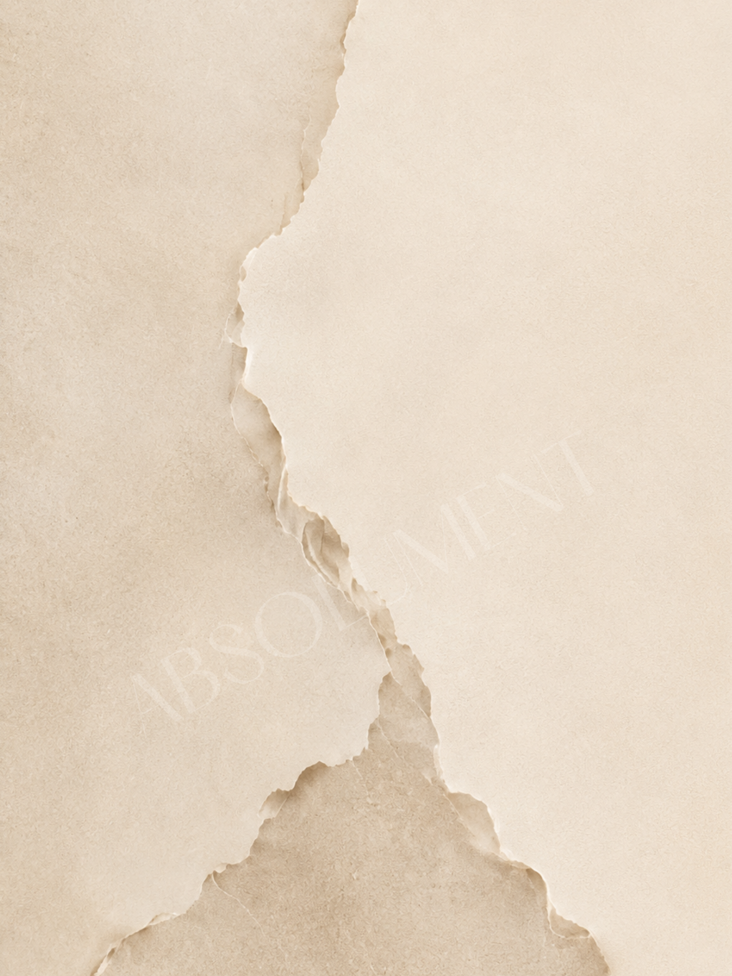 Affiche contemporaine beige et noir de la Collection Minérale par Absolument. Création épurée inspirée du sable, de la pierre et de la lumière naturelle. Cadre non inclus