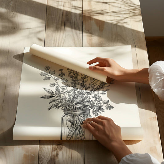 Apportez une touche de fraîcheur et d’élégance à votre intérieur avec cette affiche prête à être encadrée et représentant un bouquet d’agrumes. Dessinée au crayon dans un style raffiné en noir et blanc, elle met en valeur chaque détail avec délicatesse et sobriété. Son esthétique intemporelle en fait une pièce décorative idéale pour sublimer la cuisine ou la salle à manger.